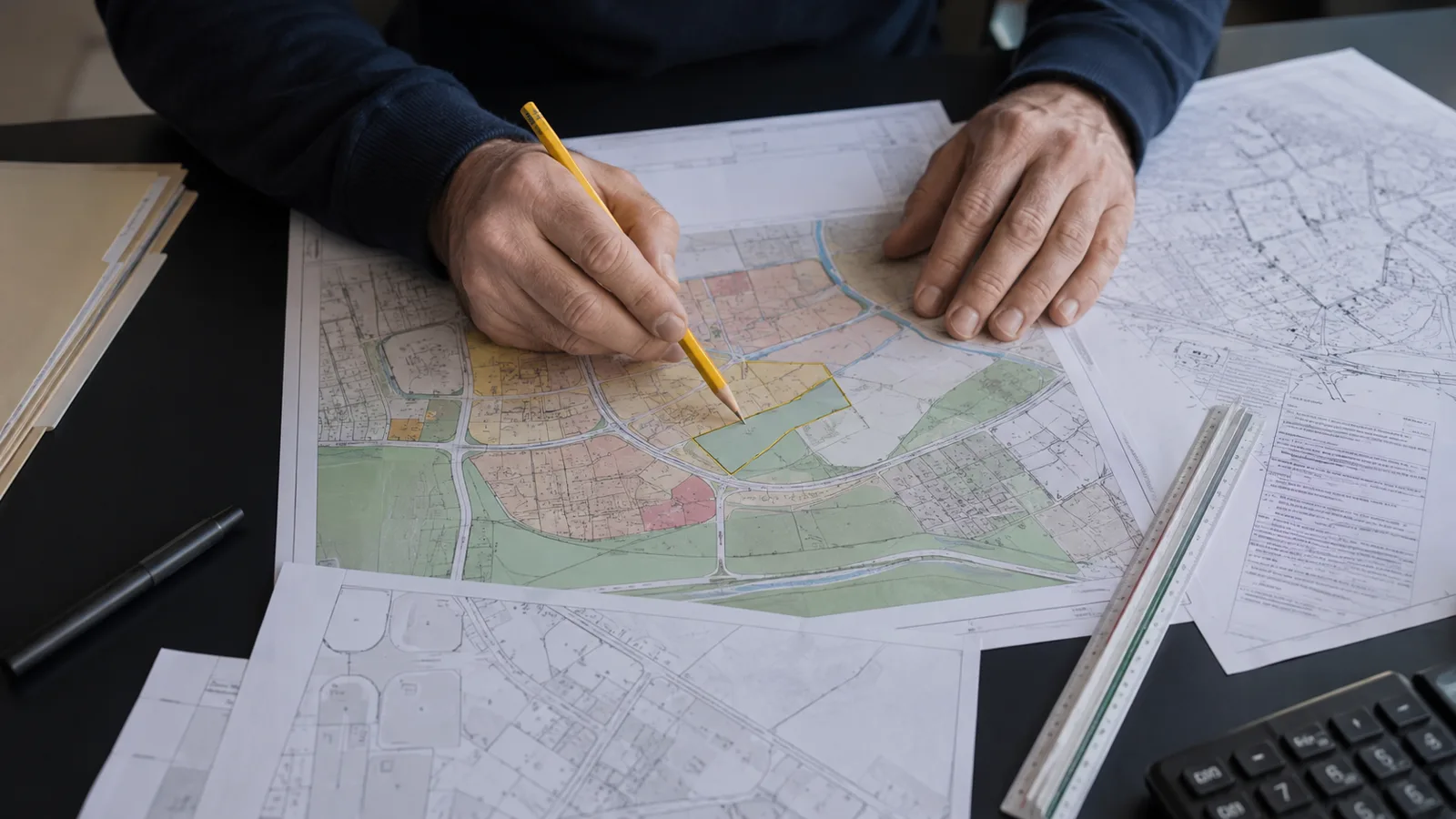 Praca nad mapą i dokumentami planistycznymi